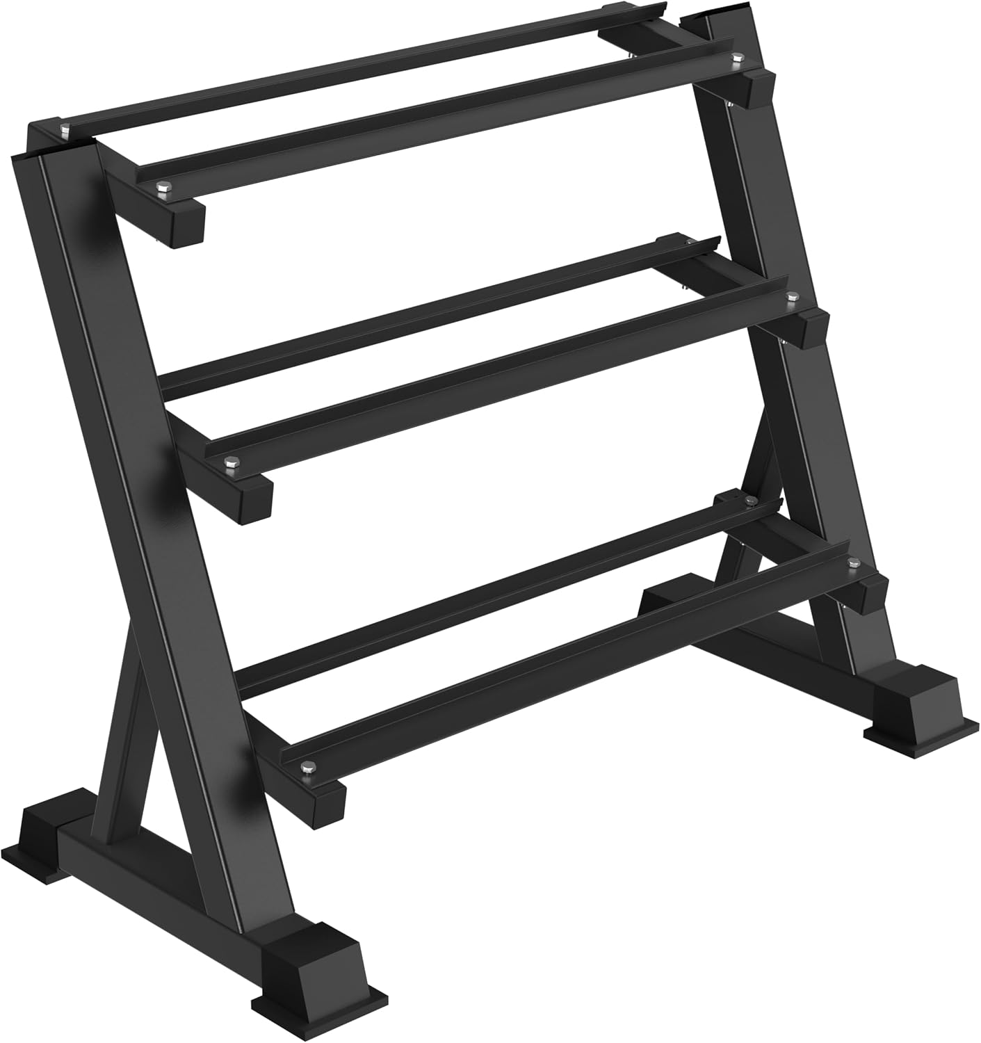 Home Gym Fitness - Heavy Duty Three Tier Dumbbell Rack