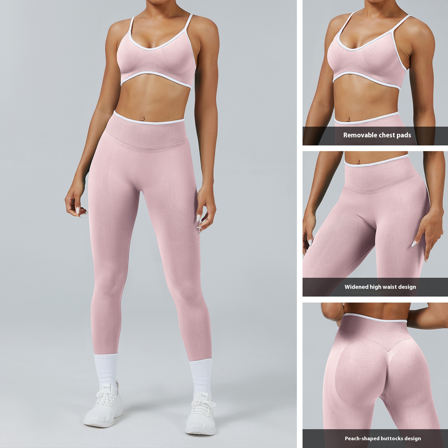 Home Gym Build - Women's Color Block Yoga Set Sports