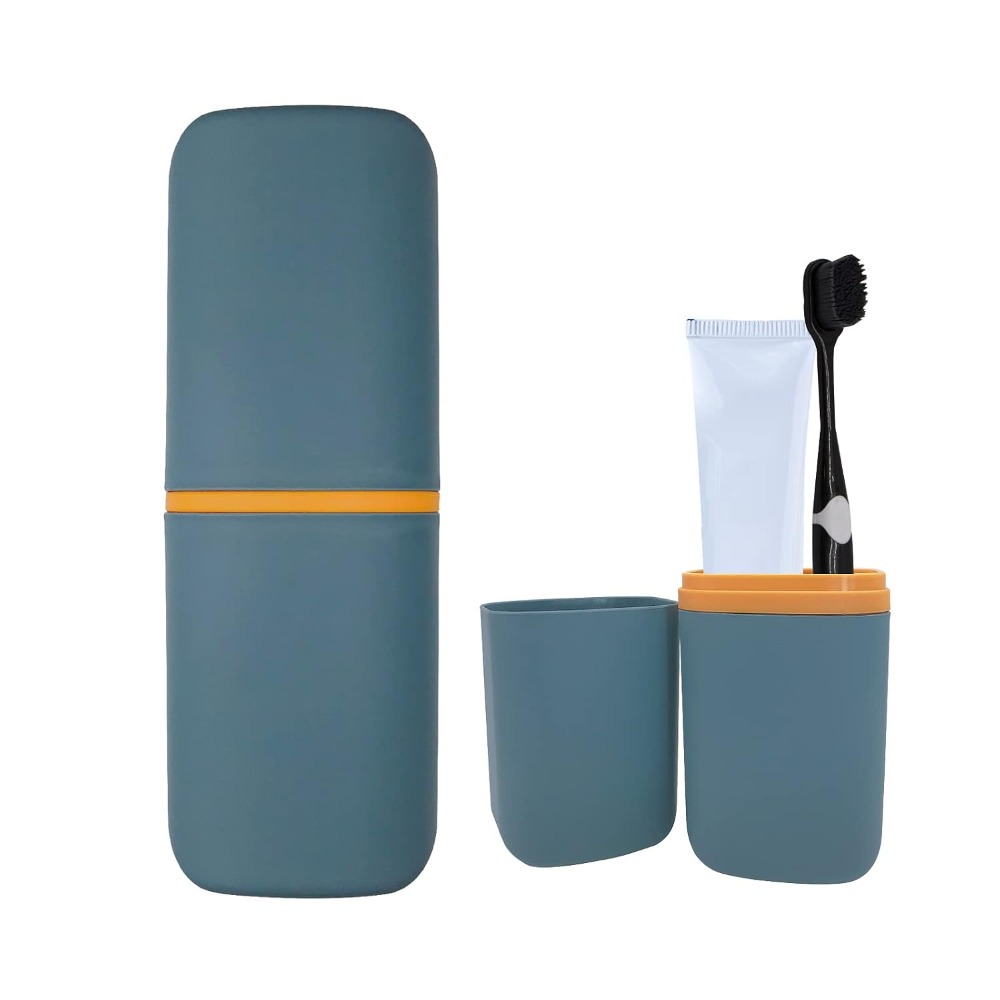 Home Gym Kids - Portable Travel Toothbrush Holder with Toothpaste