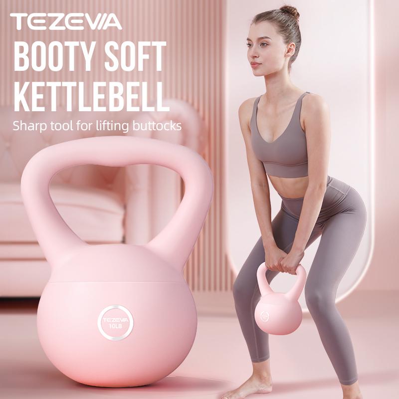 Home Gym Kettlebells - Soft kettlebells with handles, used for