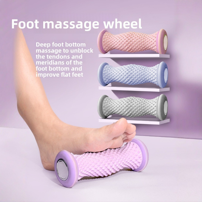 Home Gym Tools - Plantar Fascia Foot Roller Massager Yoga