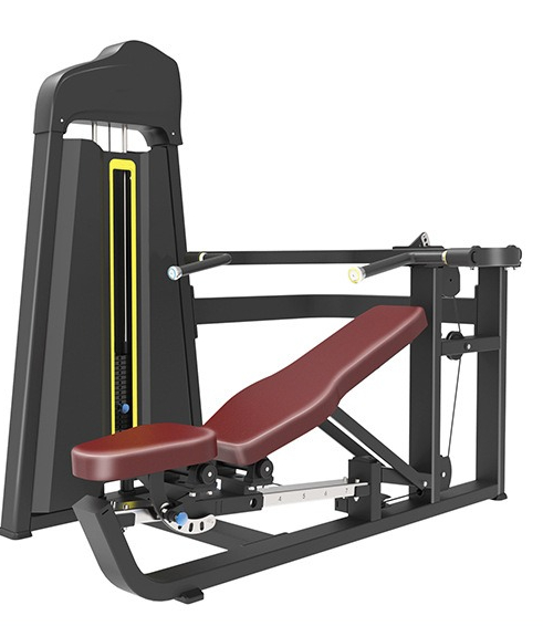 Home Gym Upper Body Workout - Chest Shoulder Press Machine, Plate Loaded