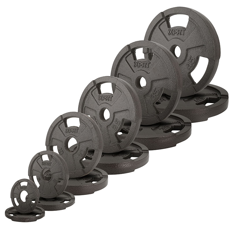 Home Gym Fitness - Professional 300LB Cast Iron Barbell Home