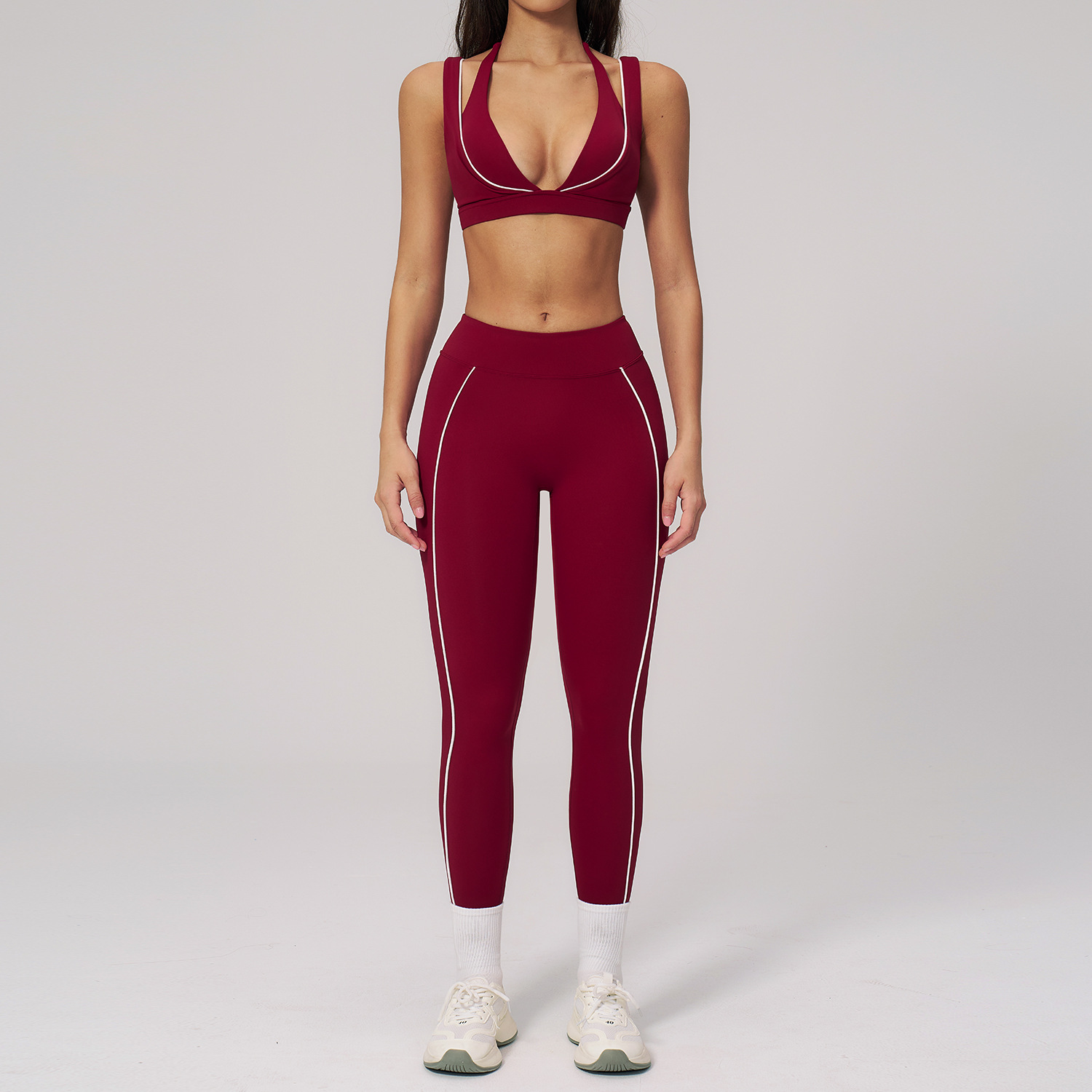 Home Gym With Leg Press - Sportswear Women Tracksuits Yoga Set 2