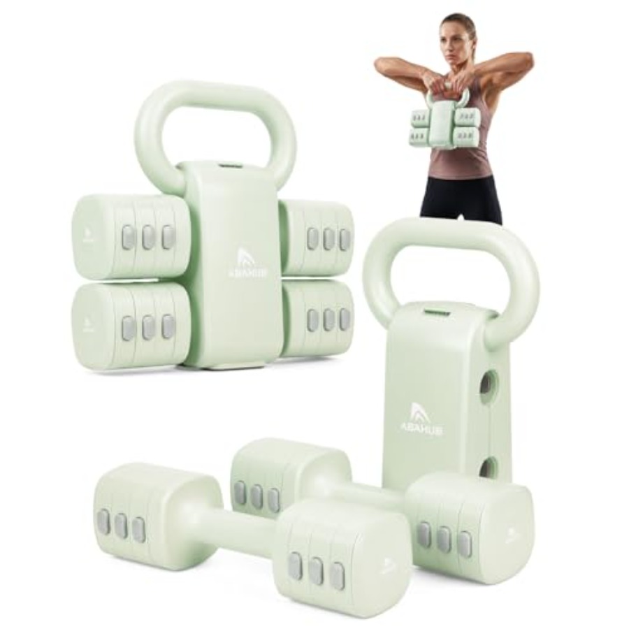 Home Gym Kettlebells - Home gym dumbbell set: 4-in-1 adjustable