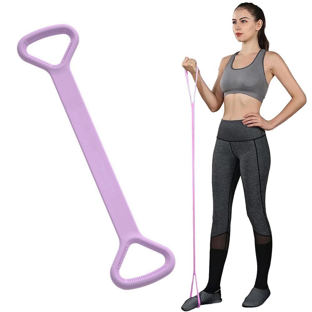 Home Gym Practice - Resistance Band Yoga Tool Open Back