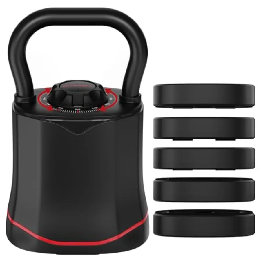 Home Gym Kettlebells - Home Gym Adjustable Kettlebell 6-in-1 Quick-Switch