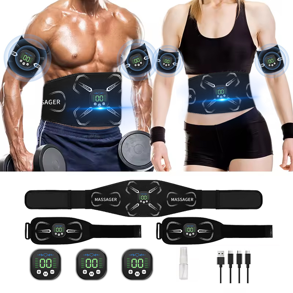 Home Gym Room - EMS Muscle Stimulator Abdominal Trainer Abs