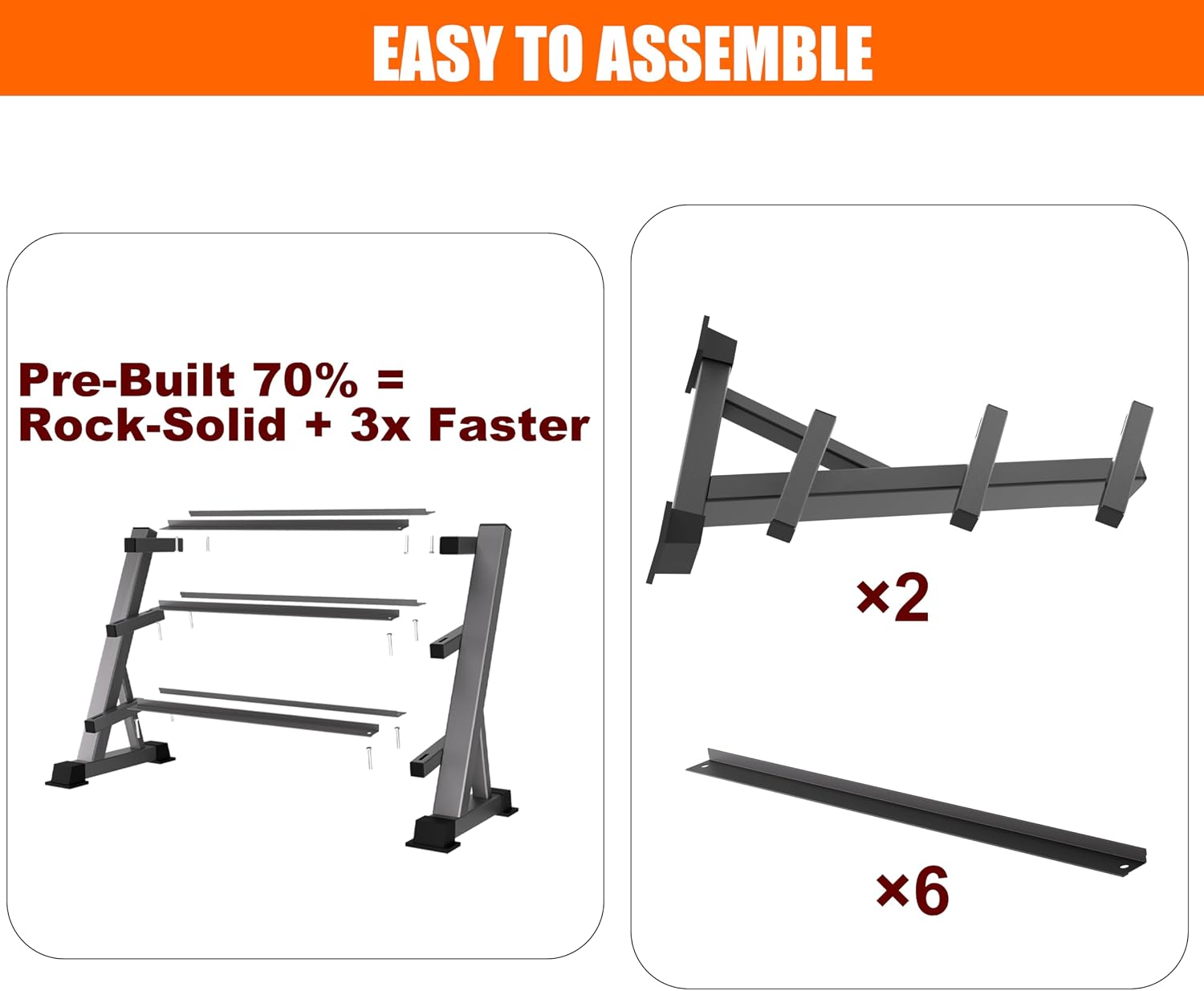 Heavy Duty Three Tier Dumbbell - огляд і ціна Home Gym Fitness