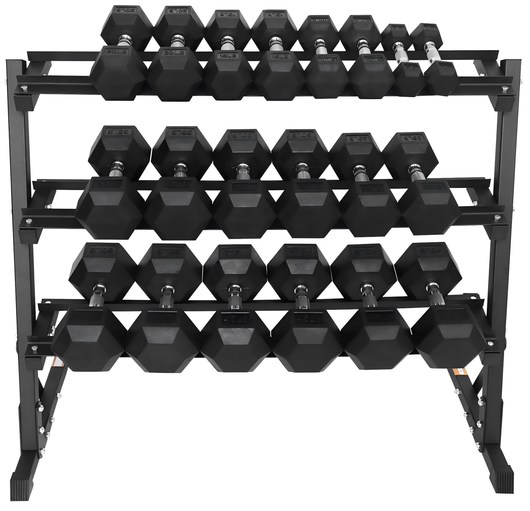 Premium Rubber Coated Hex Dumb - огляд і ціна Home Gym Build