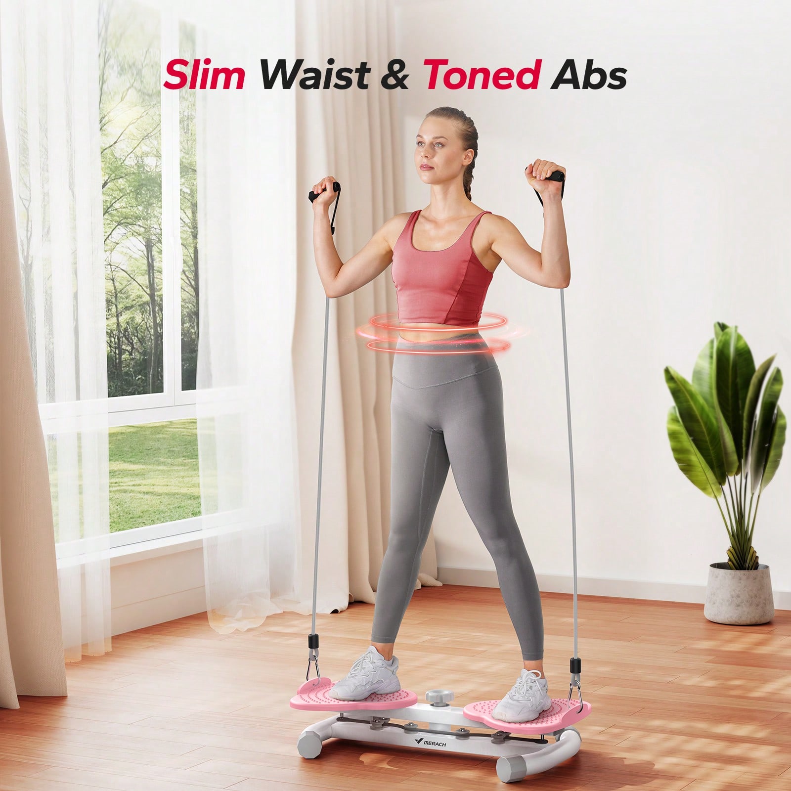 MERACH Waist Ab Machine, 300 L - огляд і ціна Home Gym Room