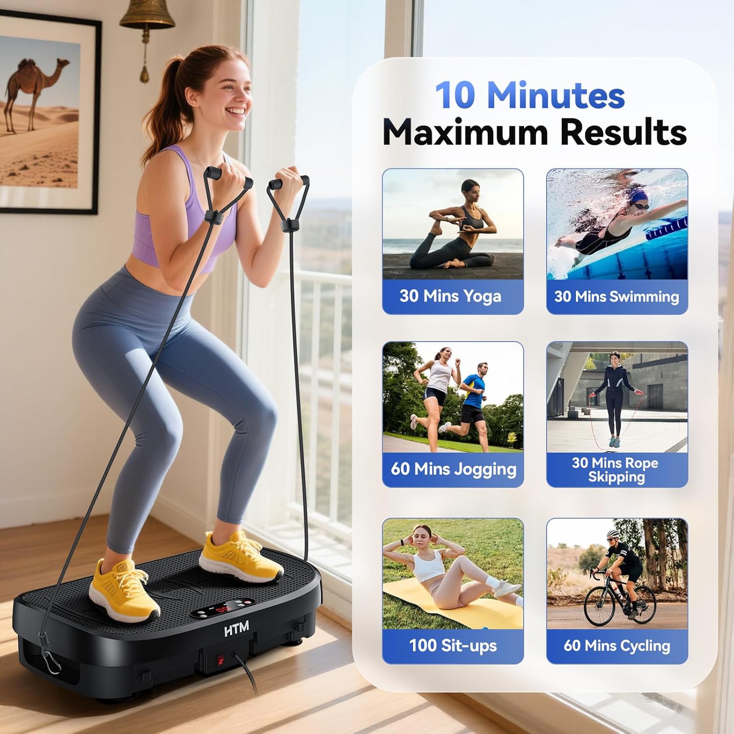 Vibration Plate Fat Burning Fi - огляд і ціна Home Gym Tools