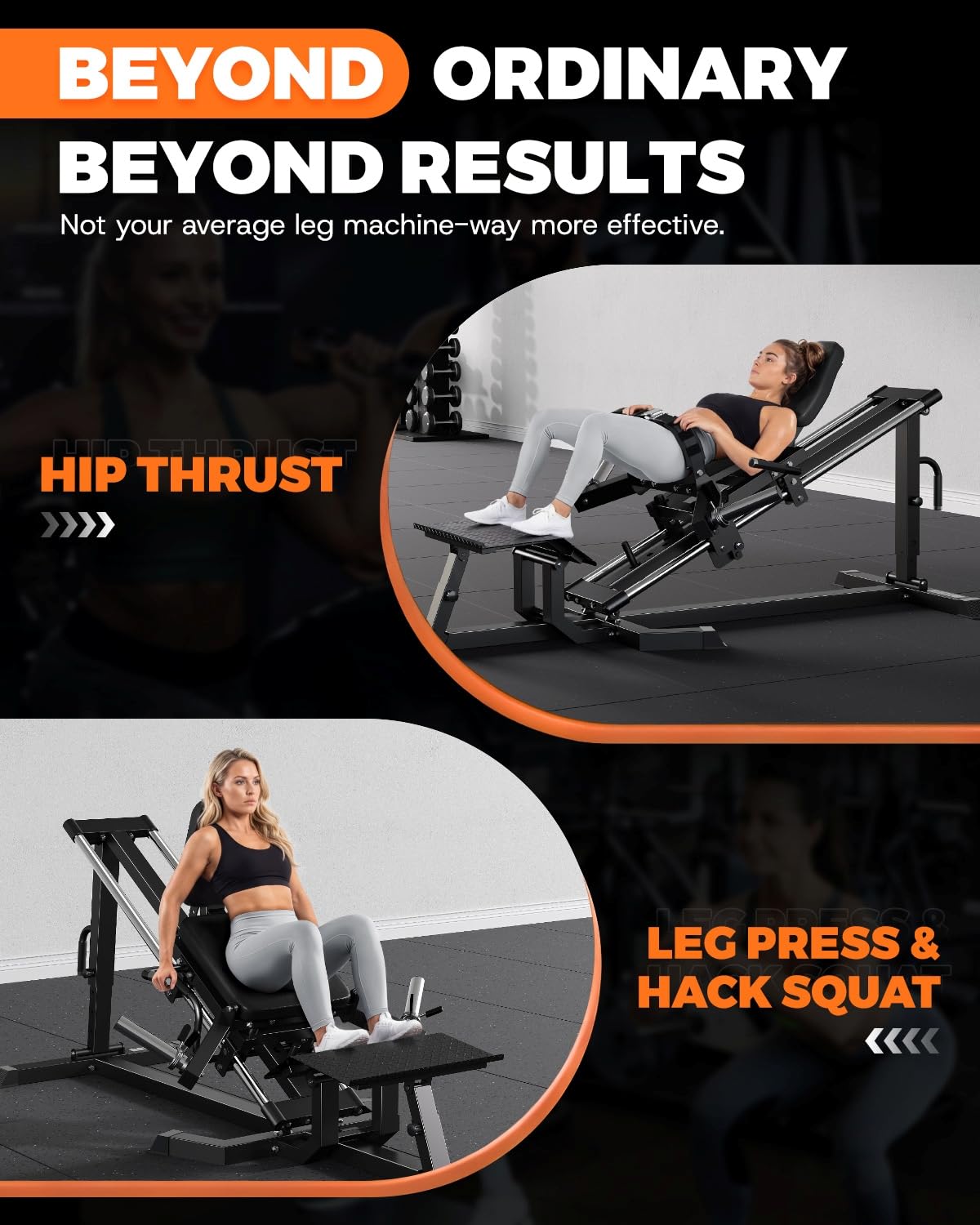 LH01 Leg Press and Hip Thrust  - огляд і ціна Home Gym With Leg Press