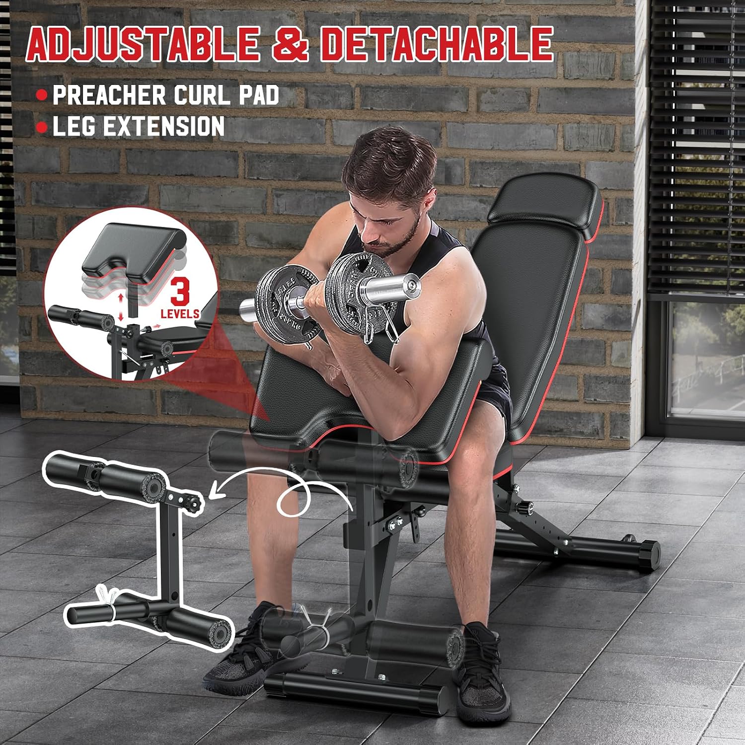 Workout Bench With Leg Extensi - огляд і ціна Home Gym With Leg Press