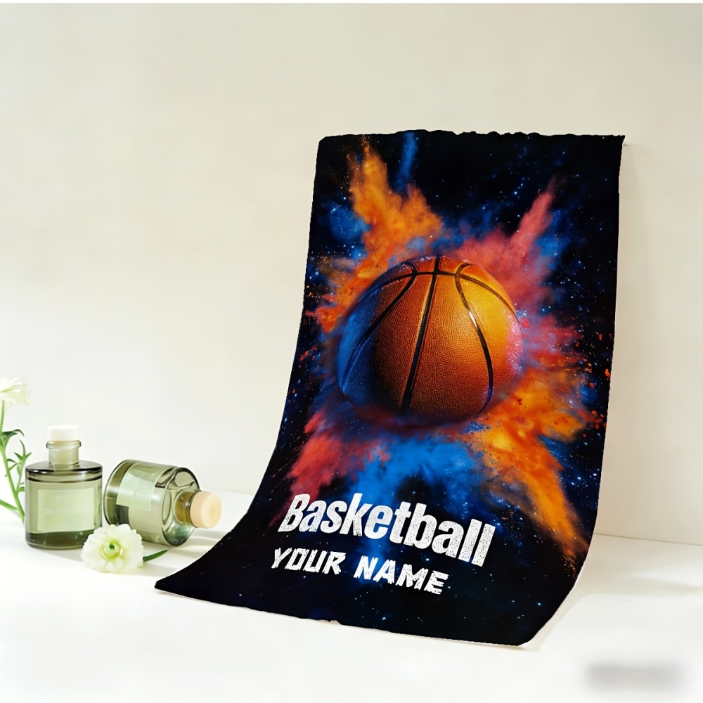 2pcs Name/Text Basketball Towe - огляд і ціна Home Gym Names