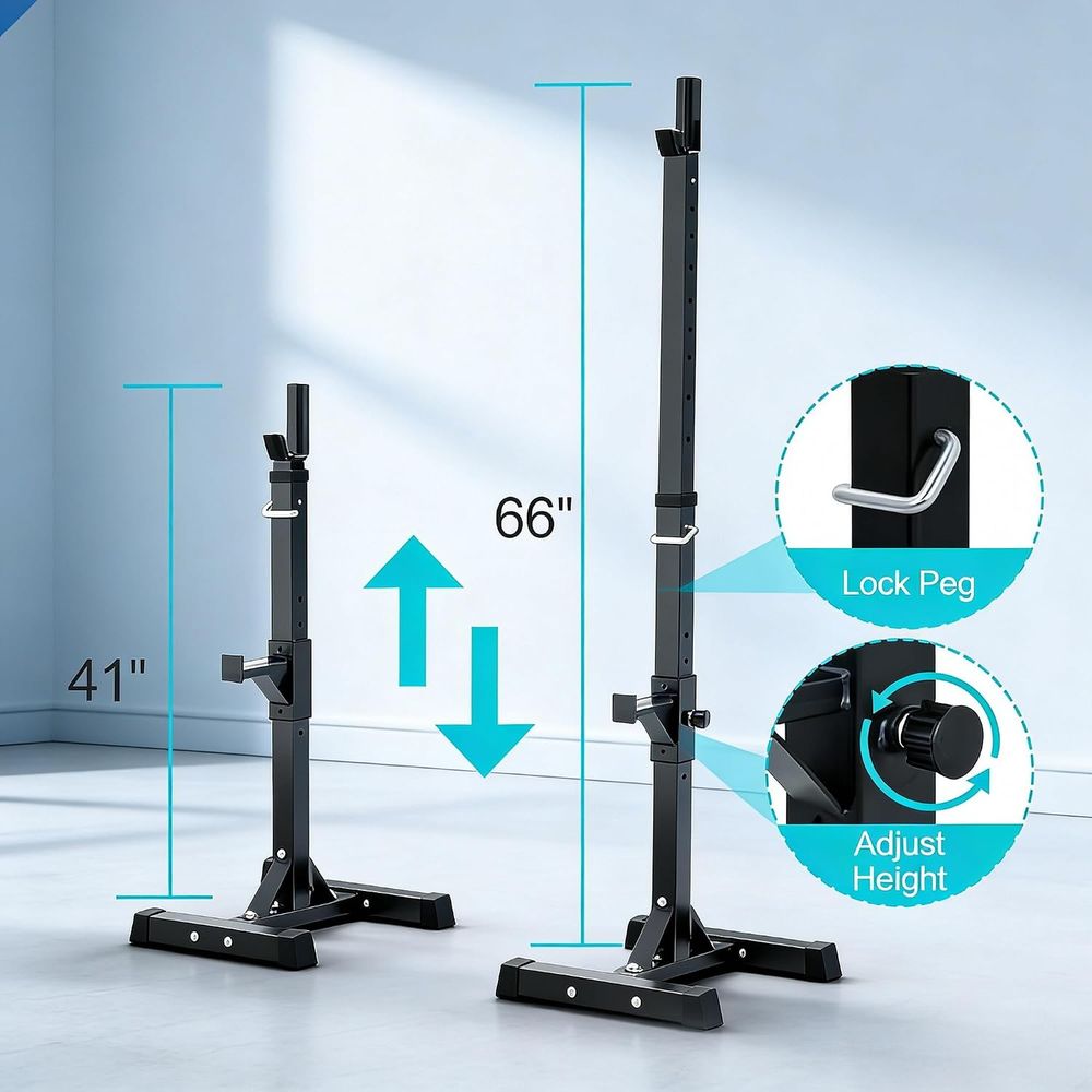 Squat Rack Stand for Adjustabl - огляд і ціна Home Gym Rack