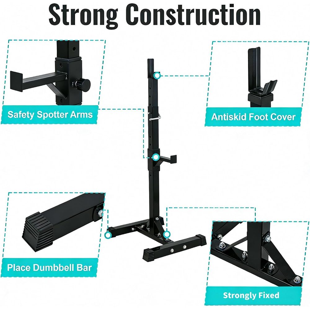 Squat Rack Stand for Adjustabl - огляд і ціна Home Gym Rack