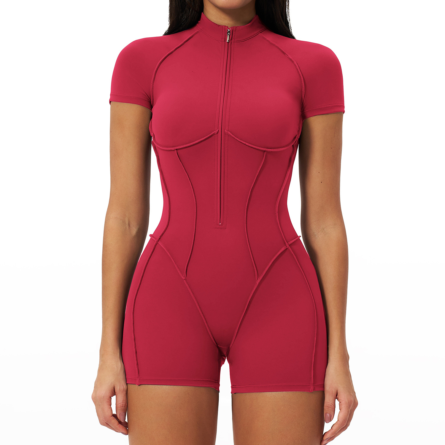 Women's Zipper Stand Collar Wo - огляд і ціна Home Gym Outfit