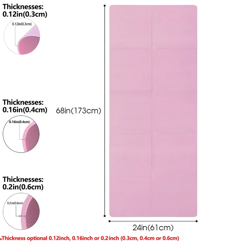 Yoga Mat Pilates Fitness Mat 3 - огляд і ціна Home Gym Rubber Flooring