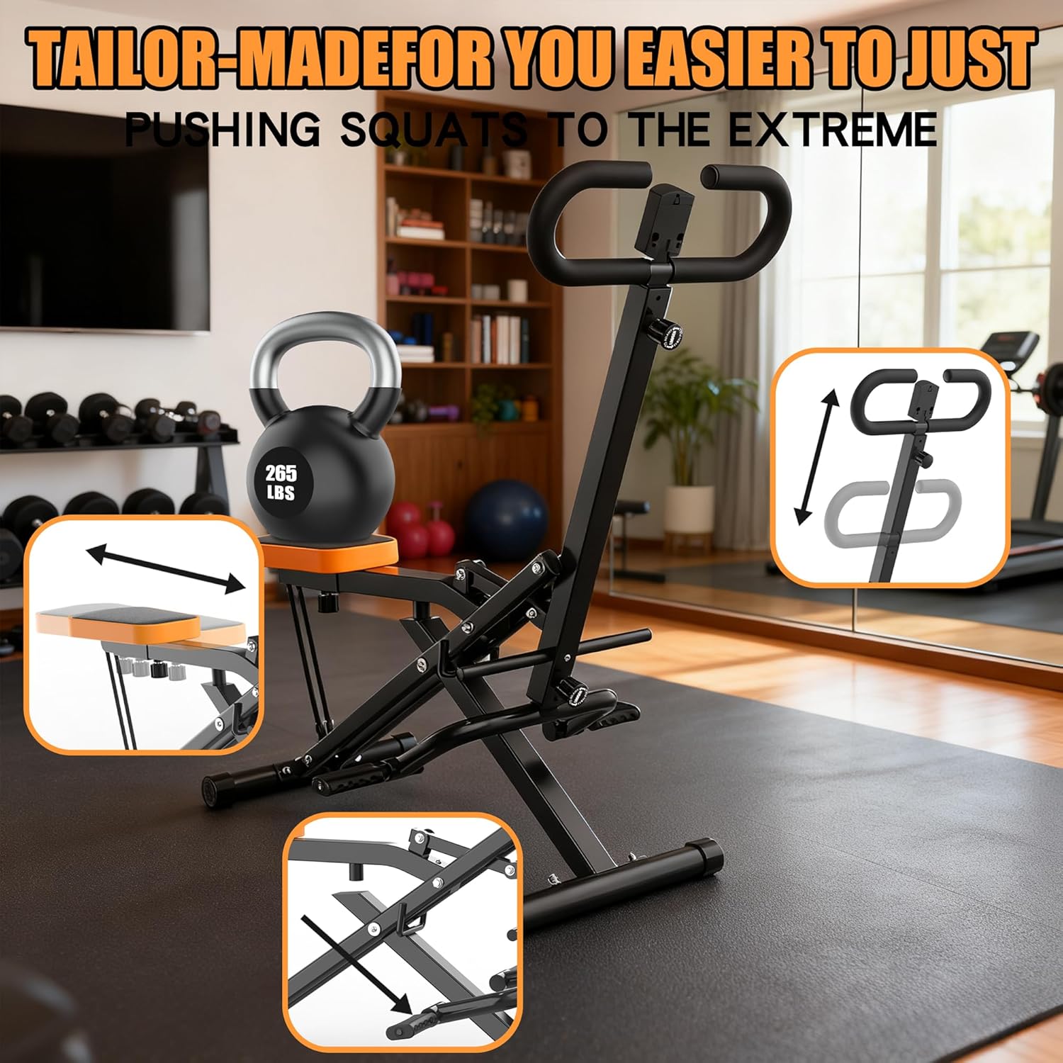 Squat Machine For Home, Assist - огляд і ціна Home Gym With Leg Press