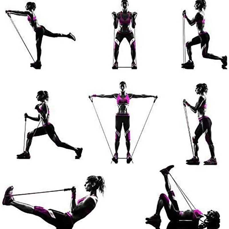 Resistance Bands With Handles, - огляд і ціна Home Gym Tools