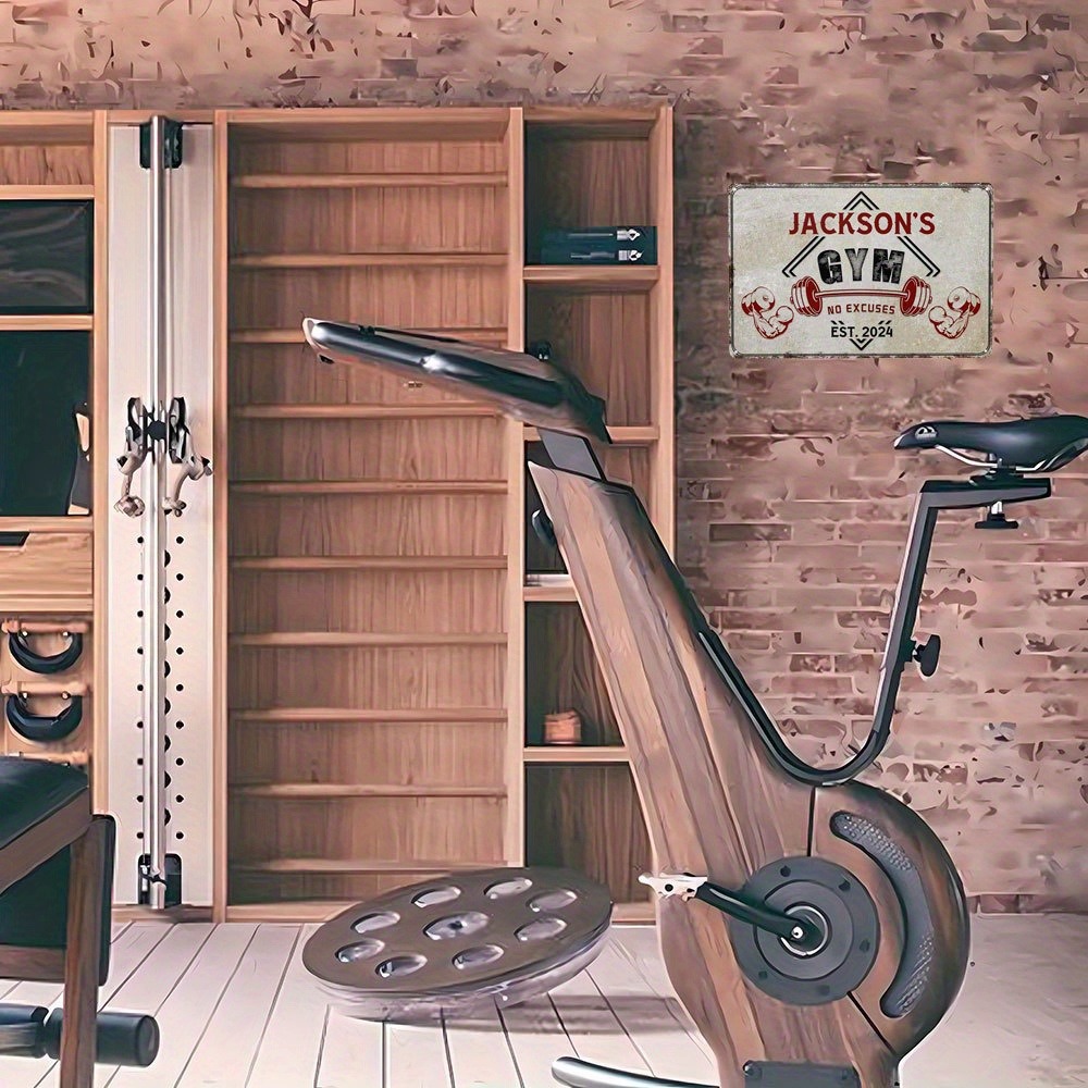 1pc Custom Name Gym Plaque,Per - огляд і ціна Home Gym Names