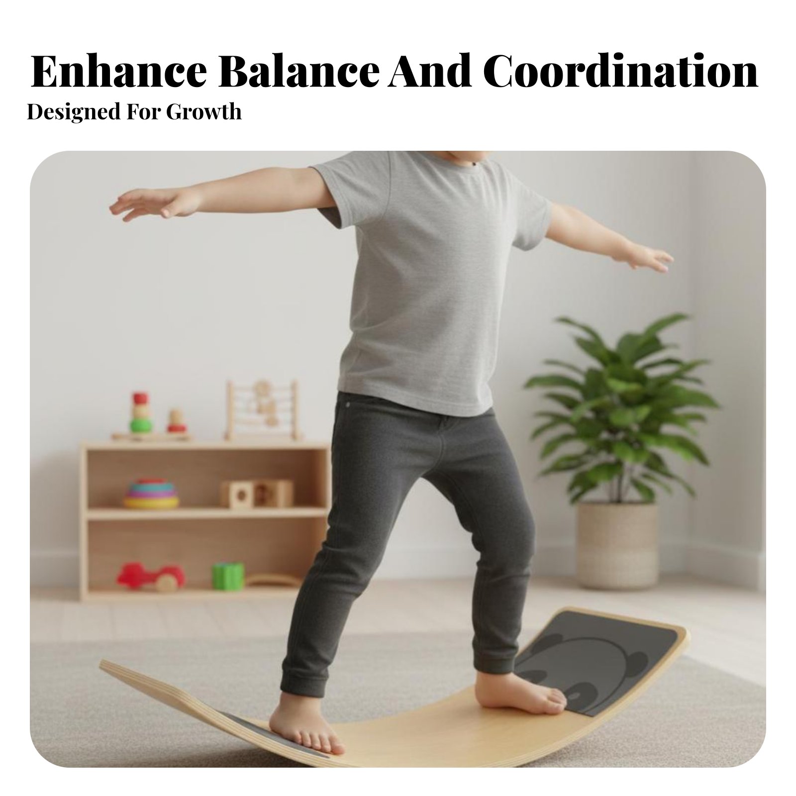 Curved Wooden Wobble Board Imp - огляд і ціна Wobble Board Balance