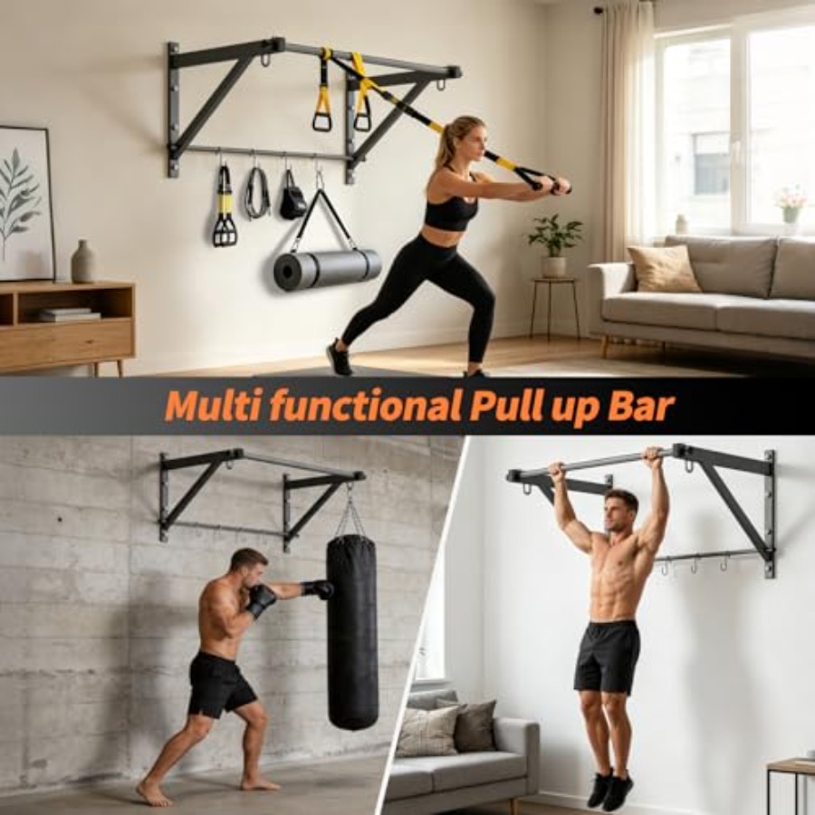 Heavy Duty Wall Mounted Chin U - огляд і ціна Home Gym Upper Body Workout