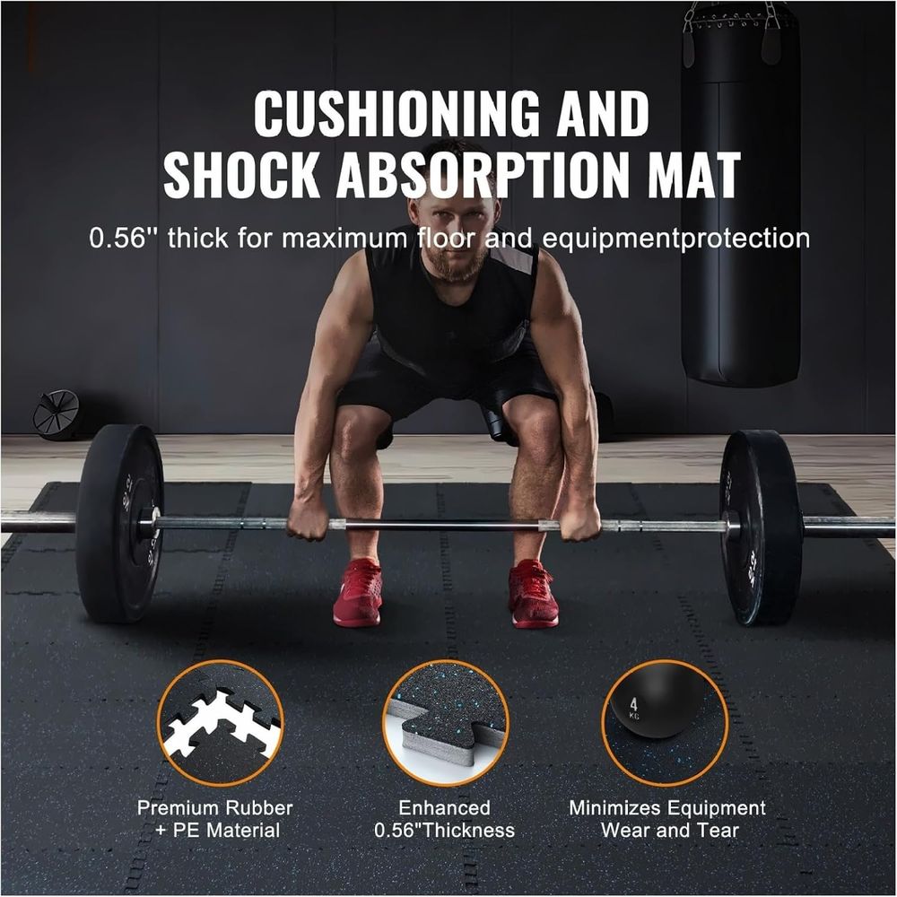 Interlocking Foam Rubber Worko - огляд і ціна Home Gym Rubber Flooring