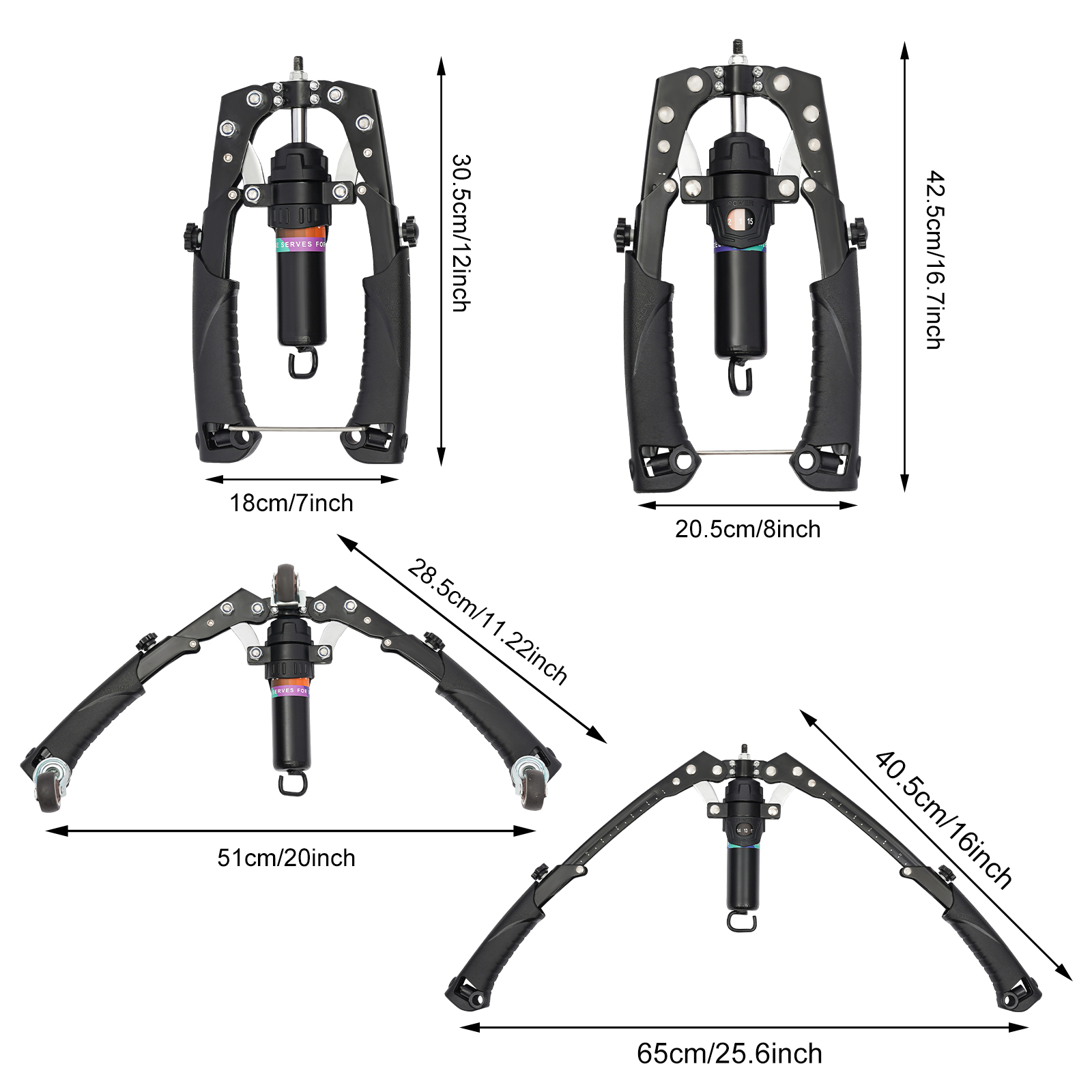 Black /Red Hydraulic Power Twi - огляд і ціна Home Gym Upper Body Workout