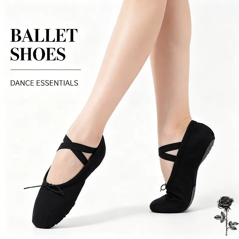 Flat Head Ballet Slippers Soft - огляд і ціна Home Gym Kids