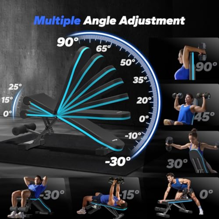 Foldable Weight Bench for Home - огляд і ціна Home Gym With Leg Press