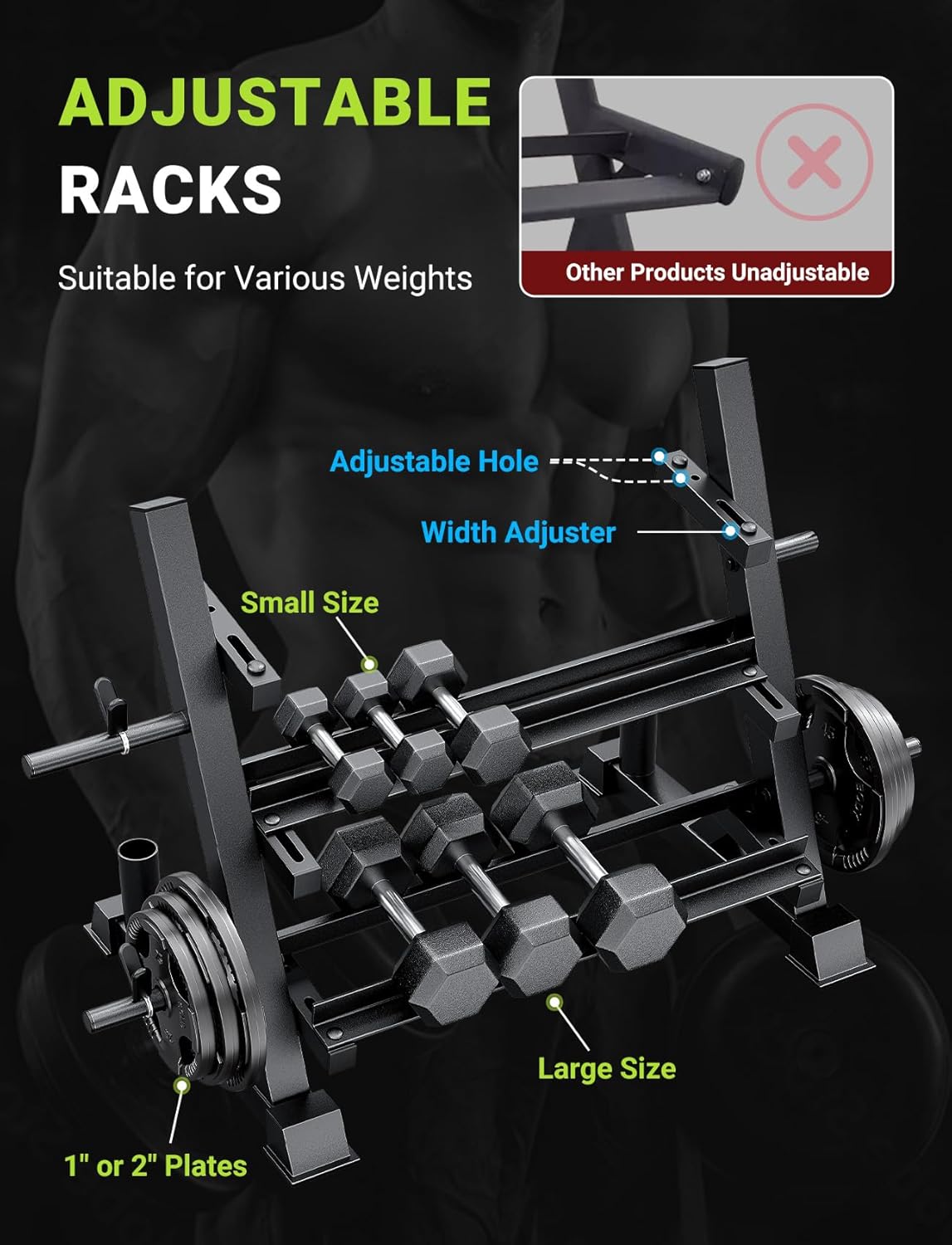 Home Gym Use, Solid Material,  - огляд і ціна Home Gym Rack