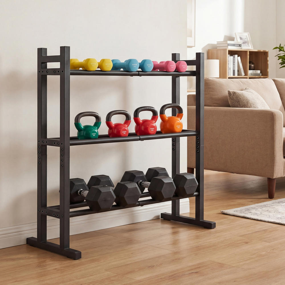 Heavy Duty 3-Tier Dumbbell Rac - огляд і ціна Home Gym Fitness