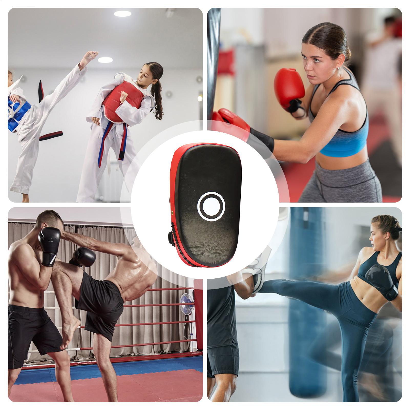 Boxing Pads PU Leather Curved  - огляд і ціна Home Gym Kids