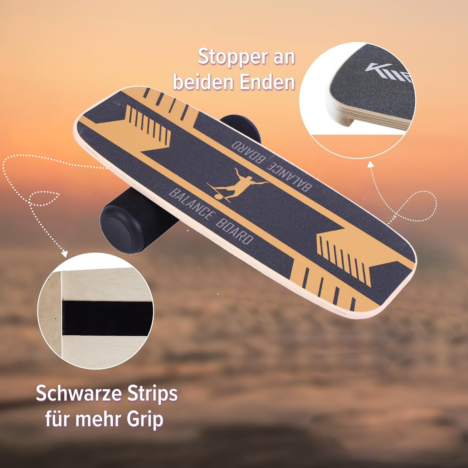 Balance Board Non Slip Surface - огляд і ціна Wobble Board Balance