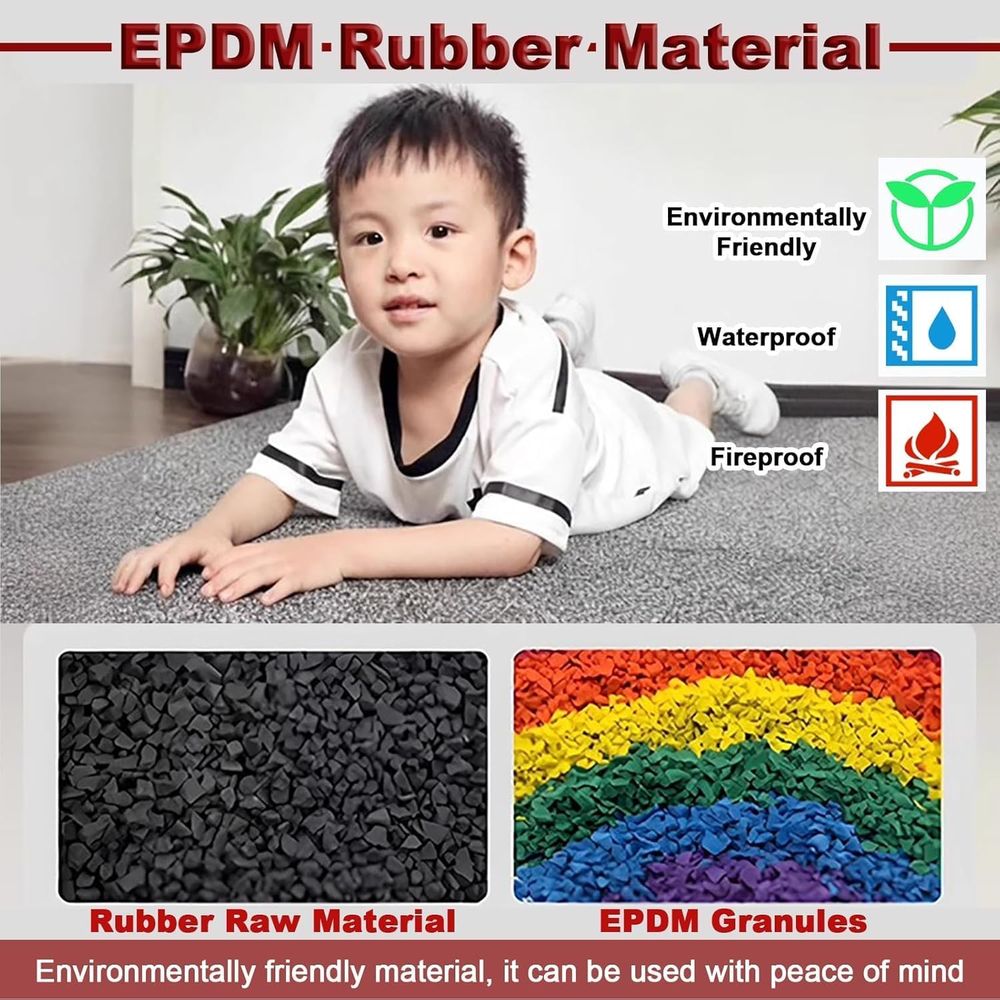 40x40 Inch Interlocking Floor  - огляд і ціна Home Gym Rubber Flooring