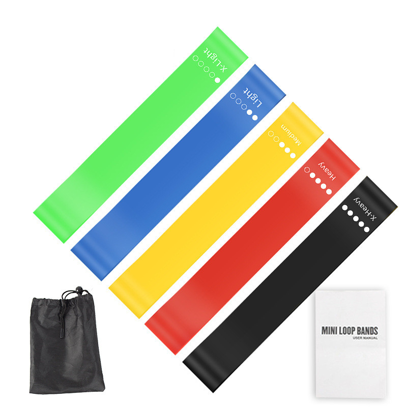 5Pcs TPE Resistance Bands Set  - огляд і ціна Home Gym Outfit