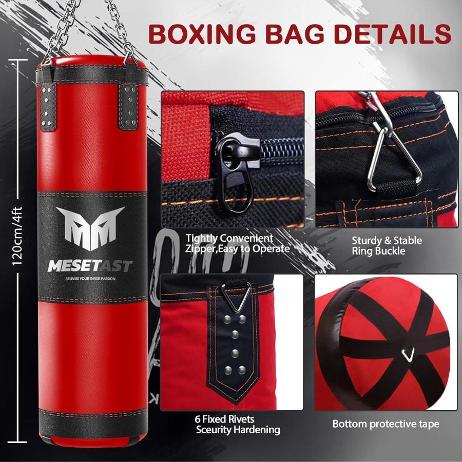 4ft Heavy Punching Bag Set for - огляд і ціна Home Gym Outfit