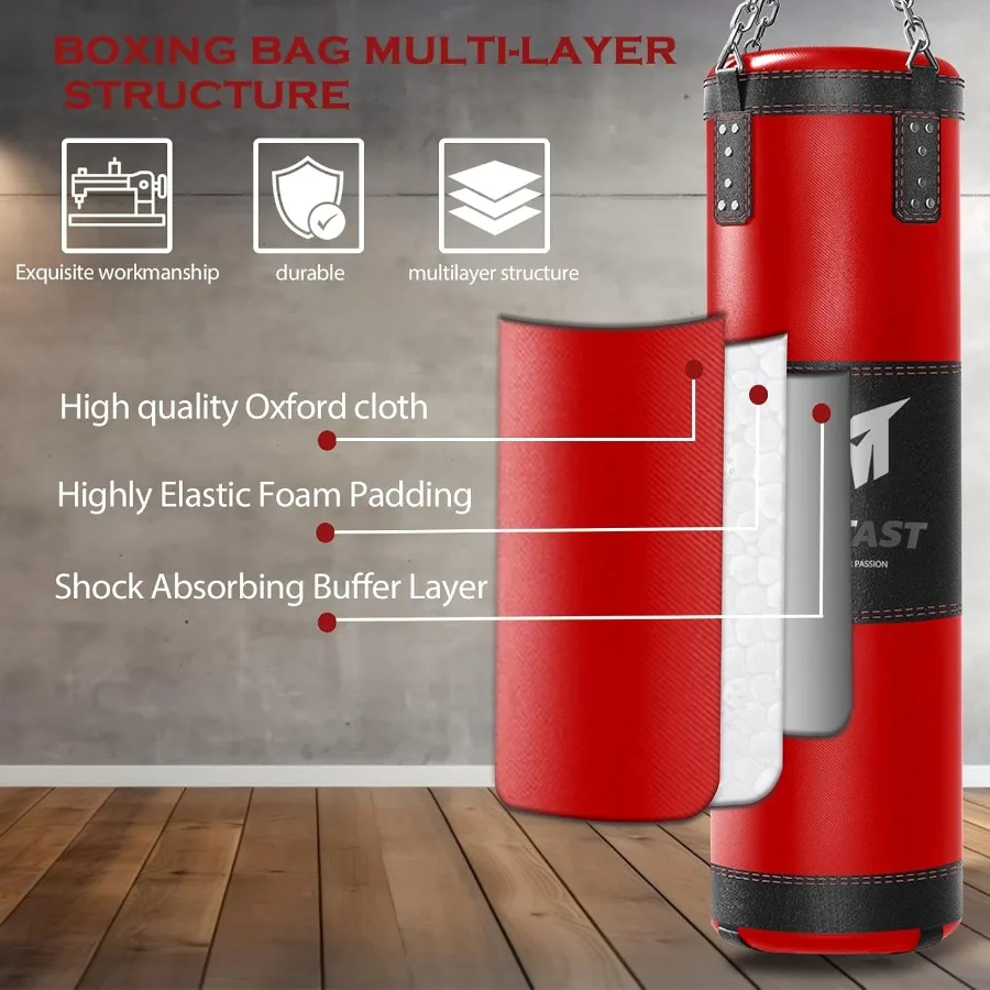 4ft Heavy Punching Bag Set for - огляд і ціна Home Gym Outfit