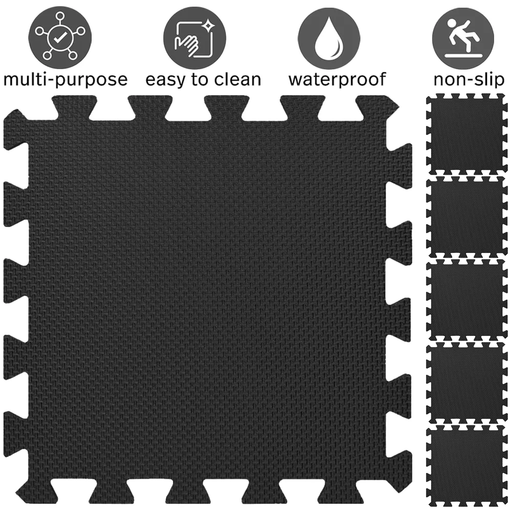 8/16 Pcs Gym Mat Cross-pattern - огляд і ціна Home Gym Room