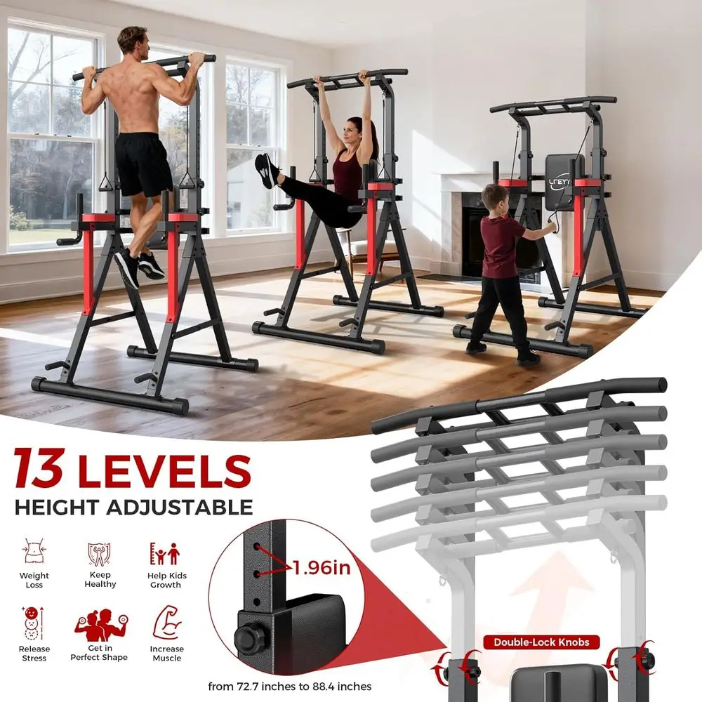 Adjustable Height Dip Station  - огляд і ціна Home Gym Multi Station