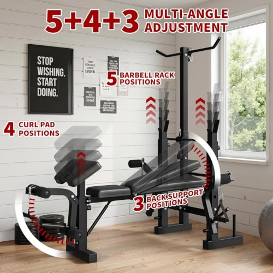 Home Gym Weight Bench Set: Ste - огляд і ціна Home Gym With Leg Press