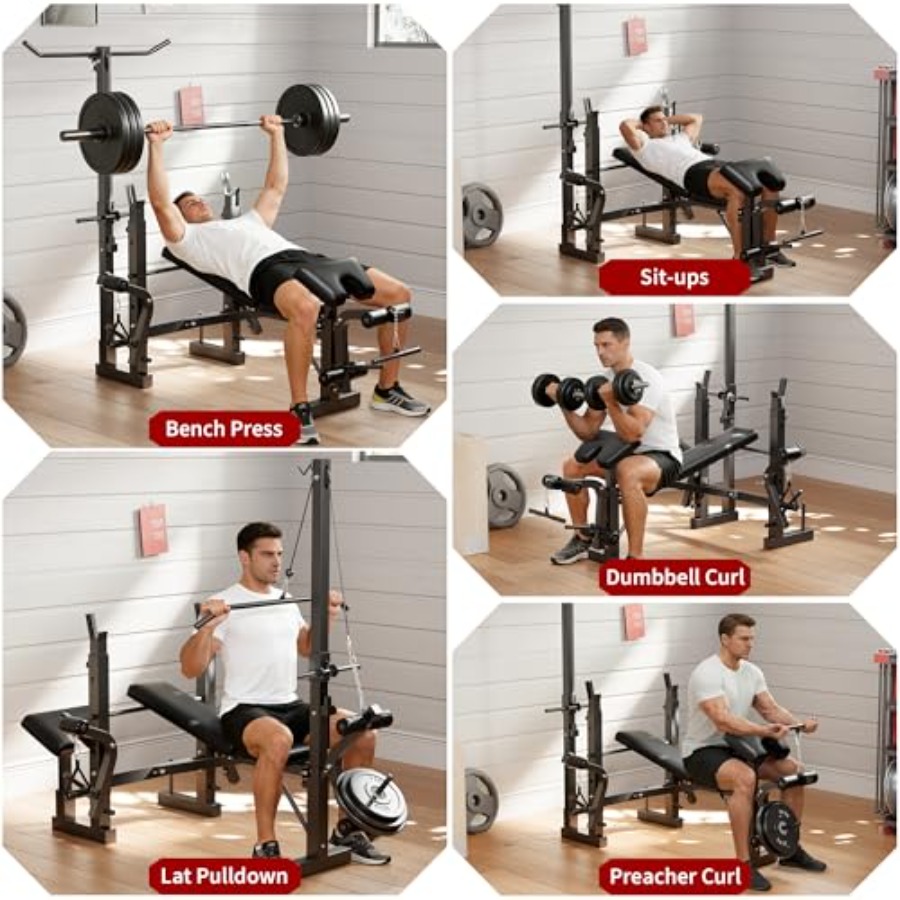 Home Gym Weight Bench Set: Ste - огляд і ціна Home Gym With Leg Press