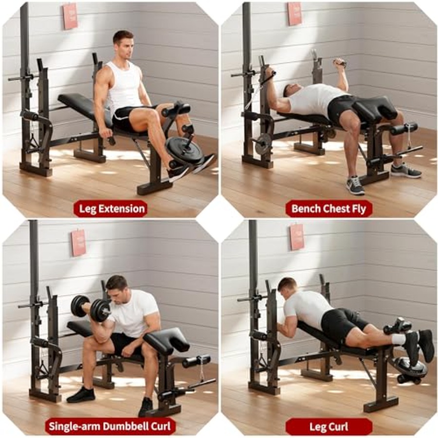 Home Gym Weight Bench Set: Ste - огляд і ціна Home Gym With Leg Press