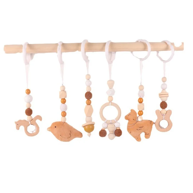 6Pcs Wooden Baby Toys Wooden B - огляд і ціна Home Gym Room