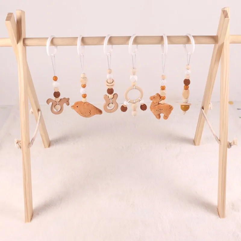 6Pcs Wooden Baby Toys Wooden B - огляд і ціна Home Gym Room
