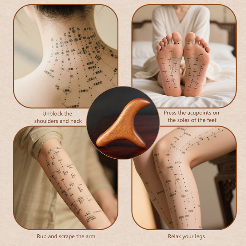 1 PCS Neck Foot Sandalwood Tri - огляд і ціна Home Gym Tools