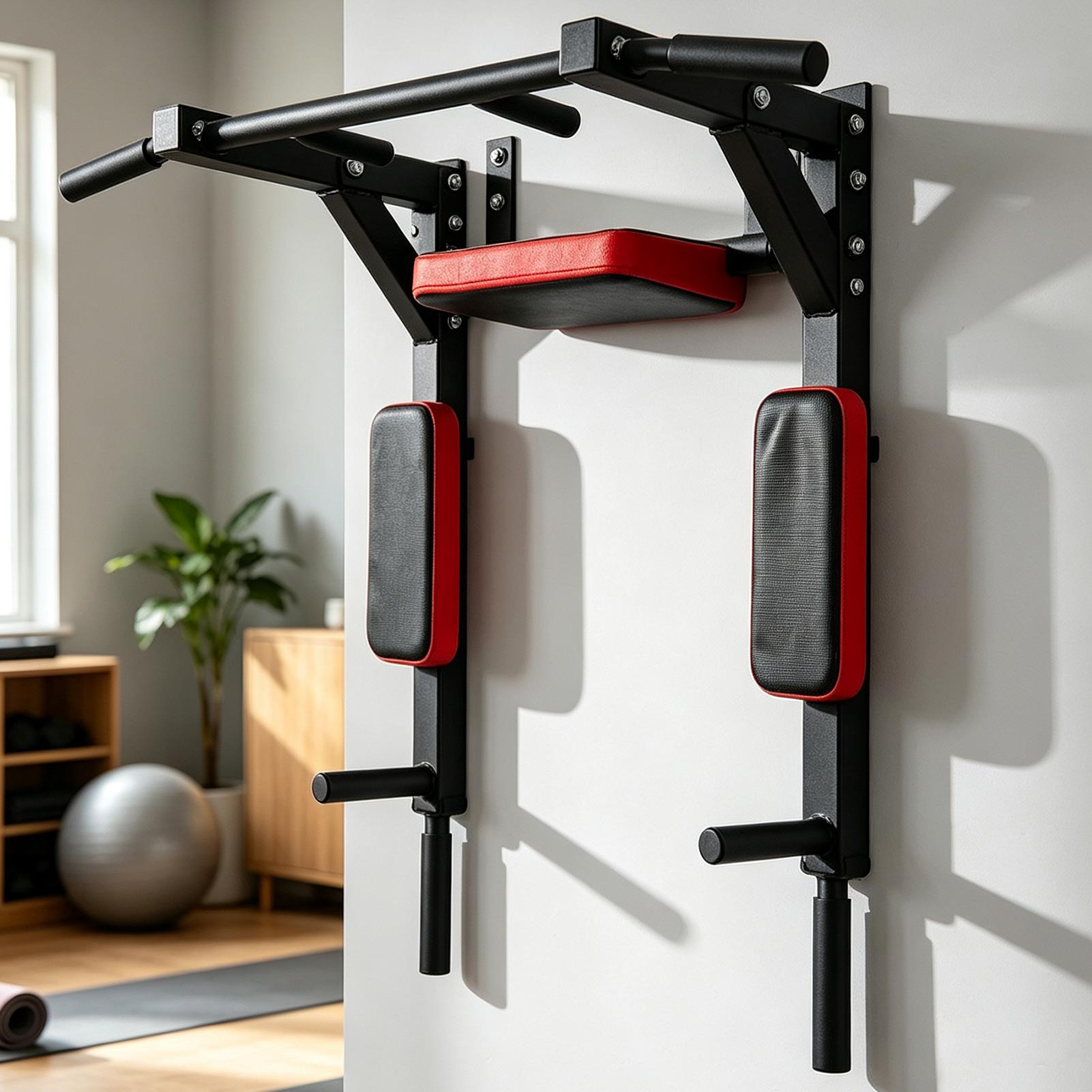 Pull Up Bar Wall Mounted Upper - огляд і ціна Home Gym Upper Body Workout